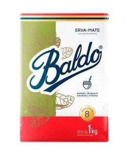 Erva-mate Baldo | 1kg | Padrão Uruguaio | Chimarrão