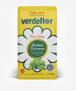 Yerba-Mate Verdeflor | Livre de Acidez | Hierbas Serranas 500gr
