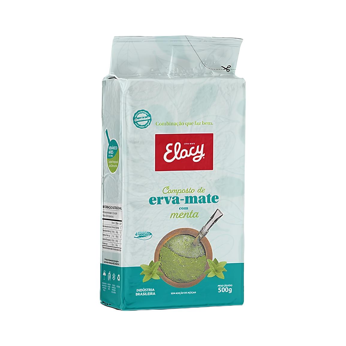 Erva Mate Chimarrão ELACY MENTA Gaúcho Vácuo 500g