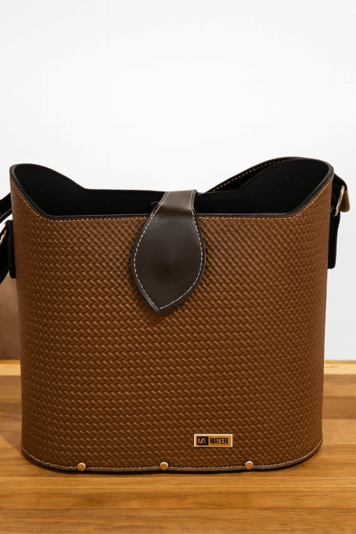 Kit Bolsa Chimarrão Mateira Feminina Slim Marrom 5 PEÇAS - Imagem 3