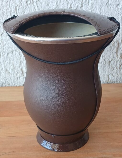 Kit Bolsa Chimarrão Mateira Feminina Slim Marrom 5 peças - Imagem 5