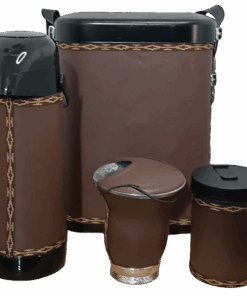 Kit Chimarrão Mateira Masculino 5 Peças FECHADO MARROM