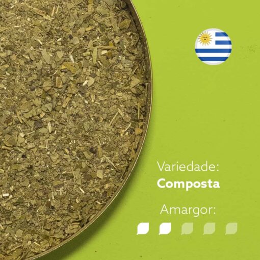 Erva-mate Canárias Serena| 1kg | Padrão Uruguaio | Chimarrão