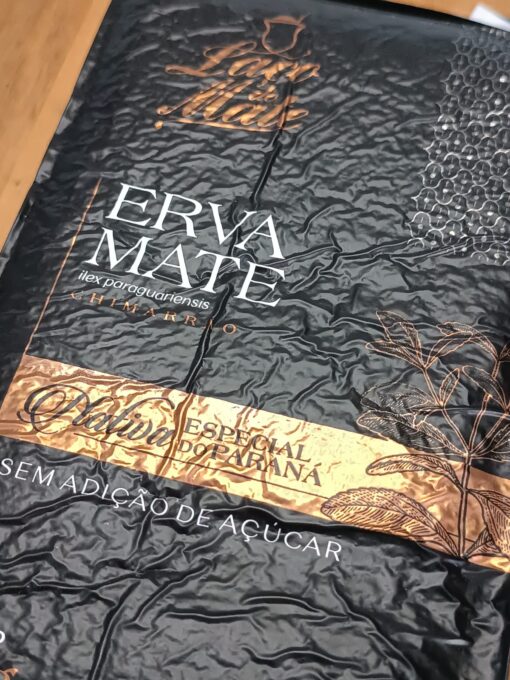 Erva Mate Chimarrão LAÇO DO MATE baixo teor cafeína 1kg - Imagem 2