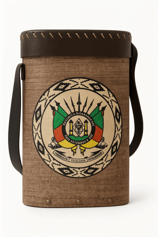 Kit Chimarrão Mateira Cuia Bomba Garrafa Térmica 8 peças 1L - Imagem 4