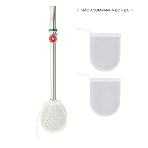 10 Unidades Filtro para Bomba de Chimarrão Tereré Erva Mate - Imagem 2