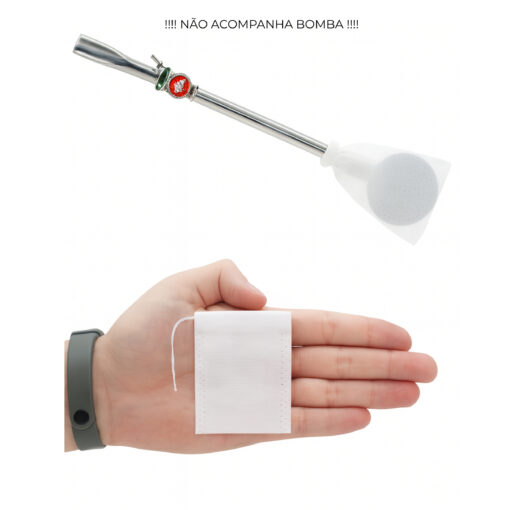 10 Unidades Filtro para Bomba de Chimarrão Tereré Erva Mate - Imagem 3